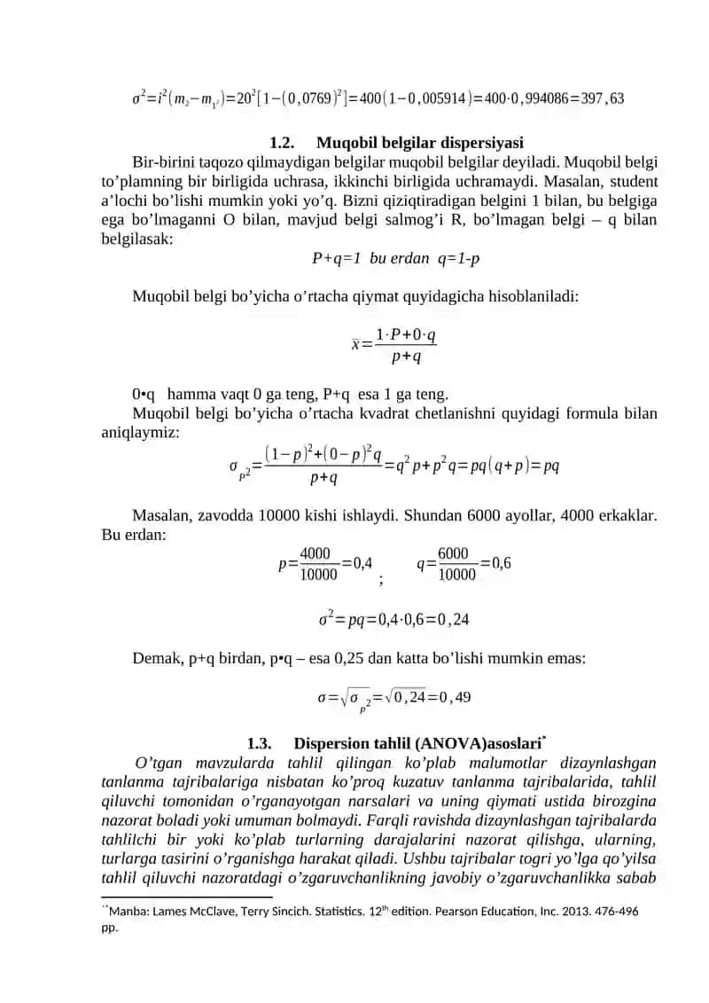 DISPERSIYA. DISPERSIYALAR TURLARI 3