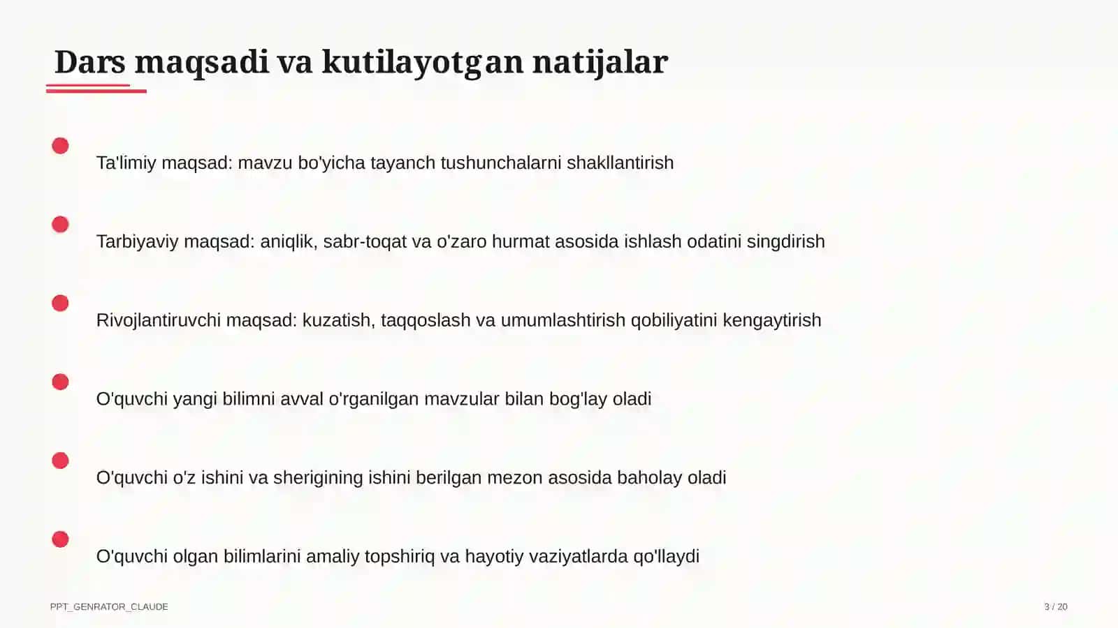 Belgi va harakat bildirgan so'zlar (2-sinf) 3