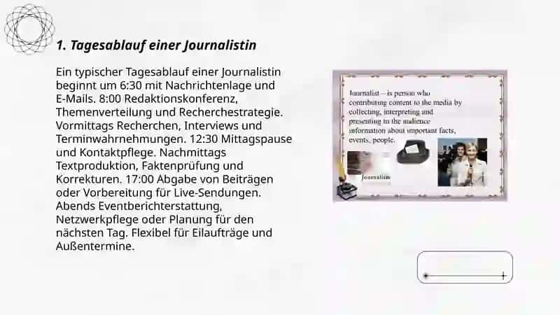 Tagesablauf einer Journalistin 3