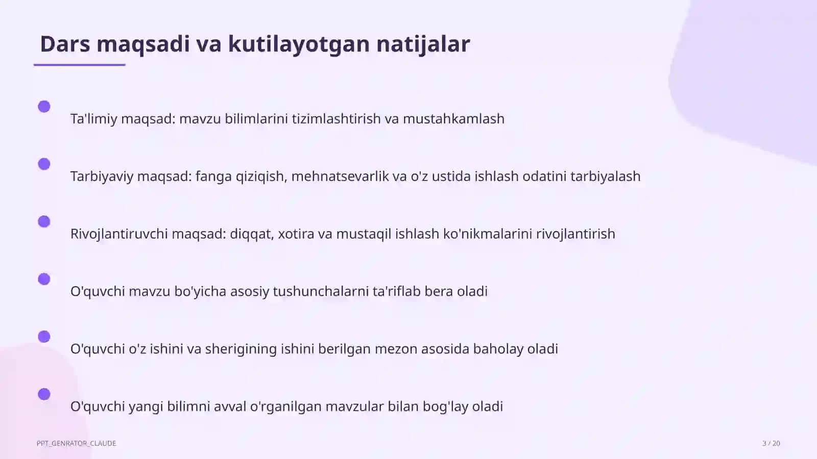 Evolyutsiya nazariyasi: Darvin ta'limoti (10-sinf) 3