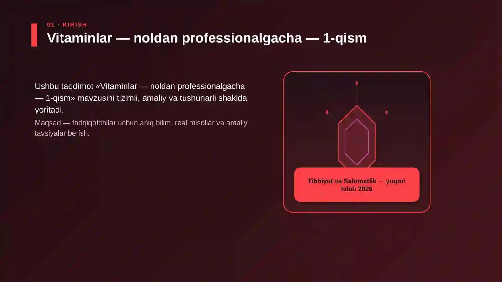 Vitaminlar — noldan professionalgacha — 1-qism 3