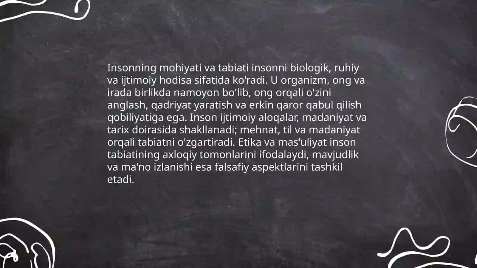 Inson falsafasi 3
