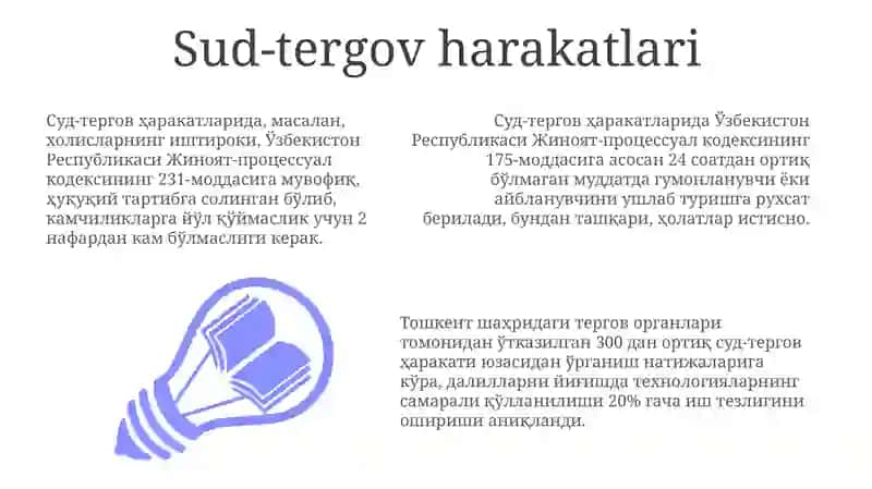 Jinoyat protsessual huquqi Taftish mavzusi 3