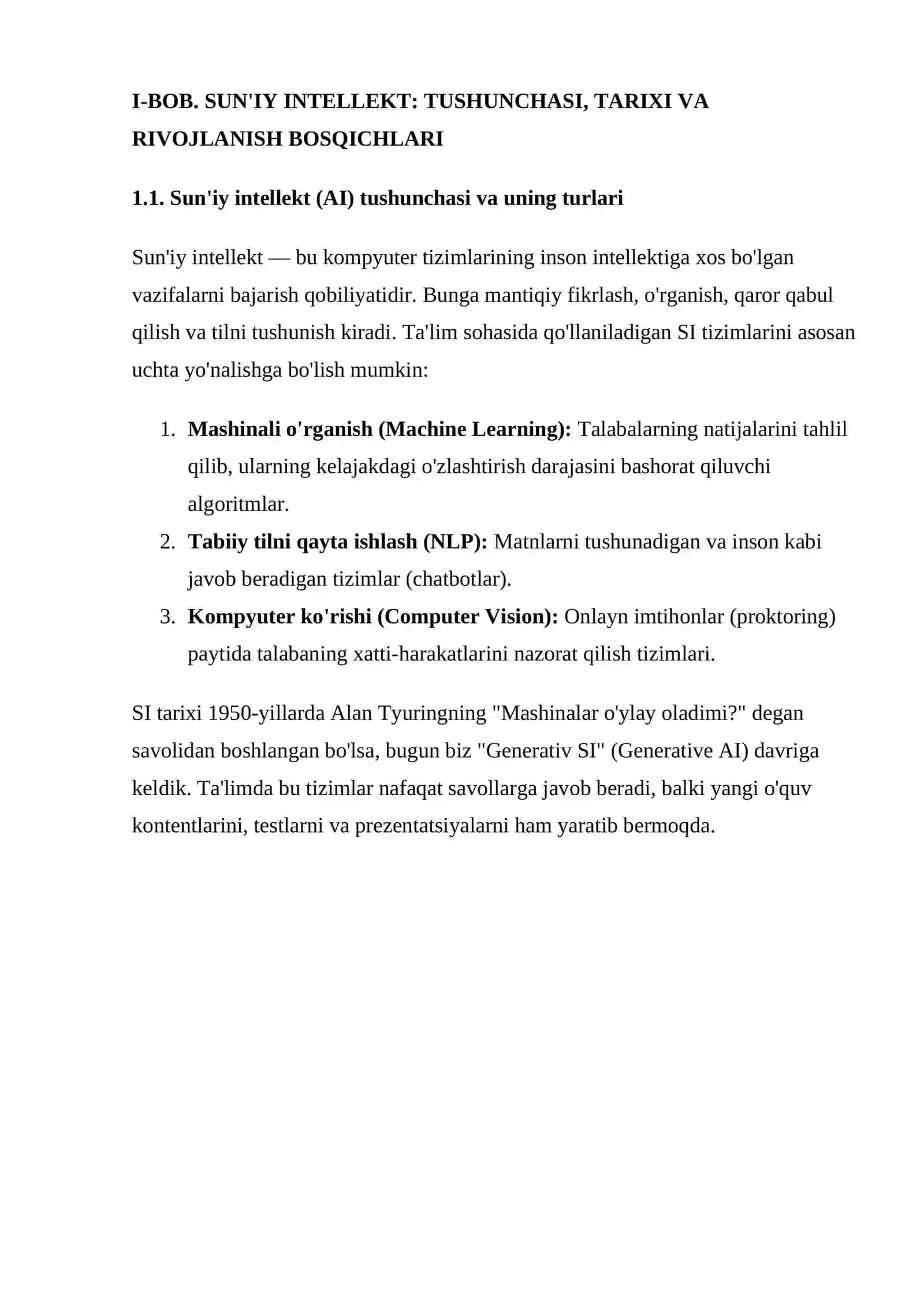 Sun'iy intellekt va uning ta'limdagi o'rni 3