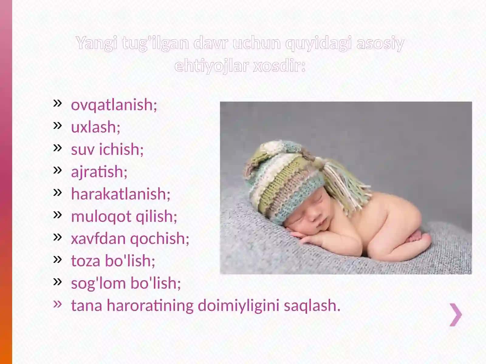 Homila rivojlanishiga ta'sir qiluvchi omillar 3