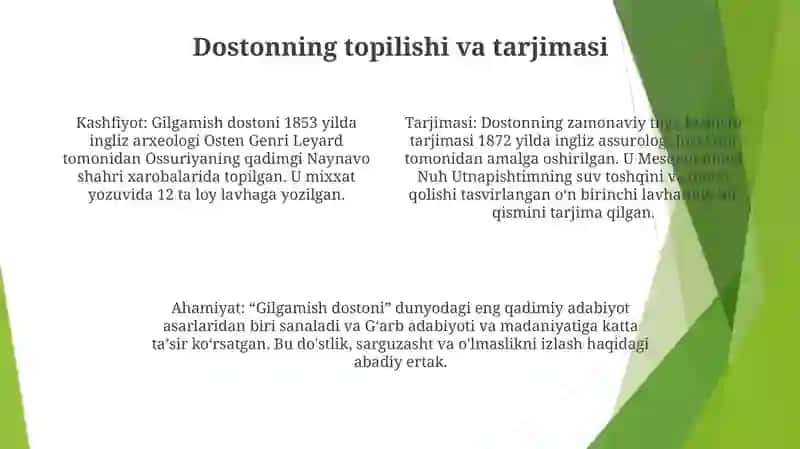 Gilgamish Dostoni 3