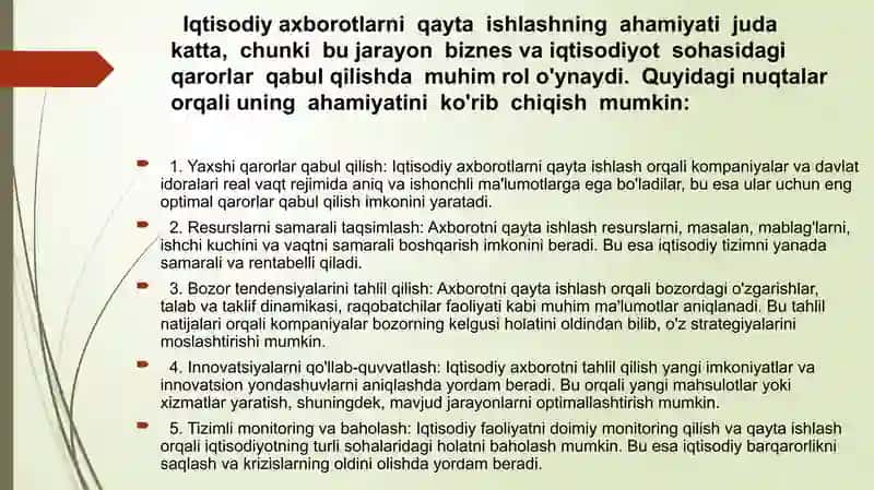 Iqtisodiyaxborotlarnijadvalmuharrirlaridanfoydalanganholdaqaytaishlashdasturlari 3
