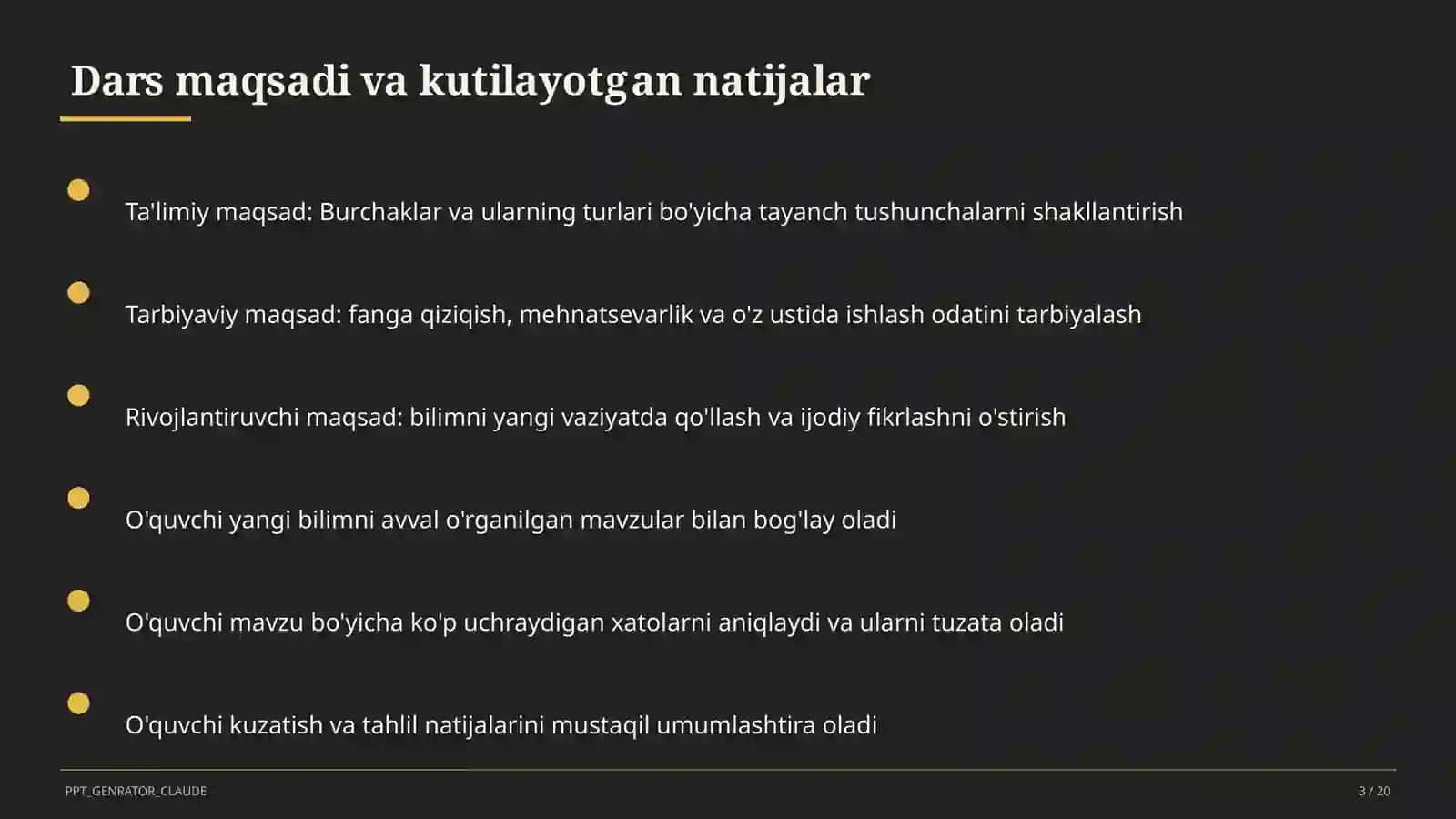Burchaklar va ularning turlari (7-sinf) 3