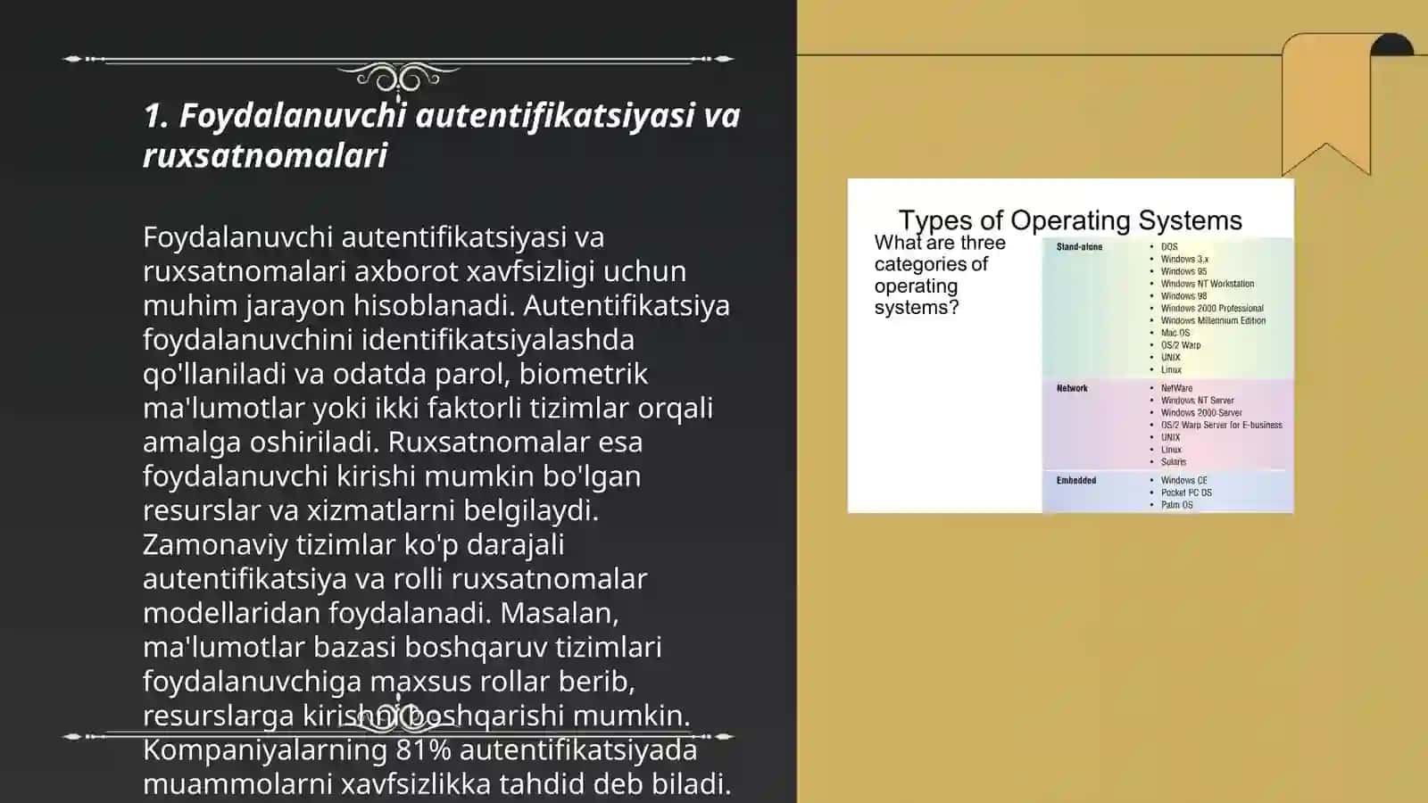 Operatsion tizimlar xavfsizligini ta'minlash uchun xavfsizlik protokollari 3