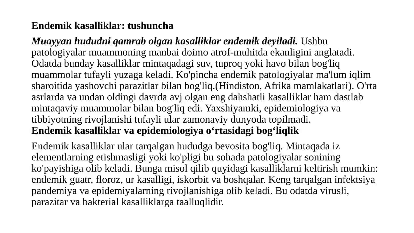 Gigiyena, harbiy gigiyena. Tibbiy ekologiya fanida tayyorlagan mustaqilishi 3