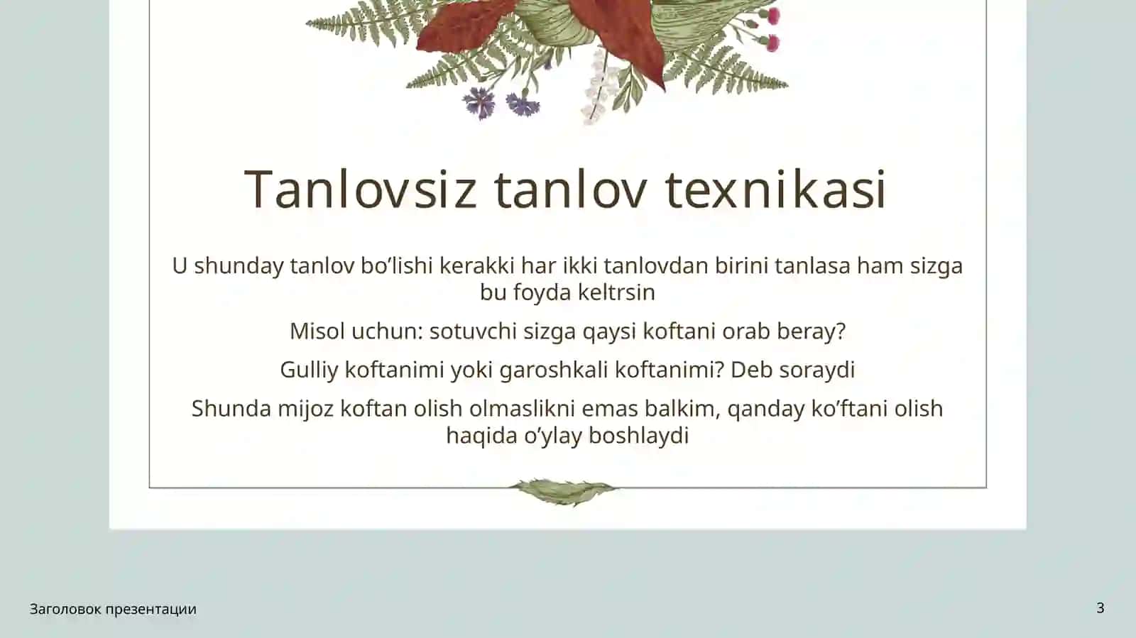 NLP Texnikalari 3