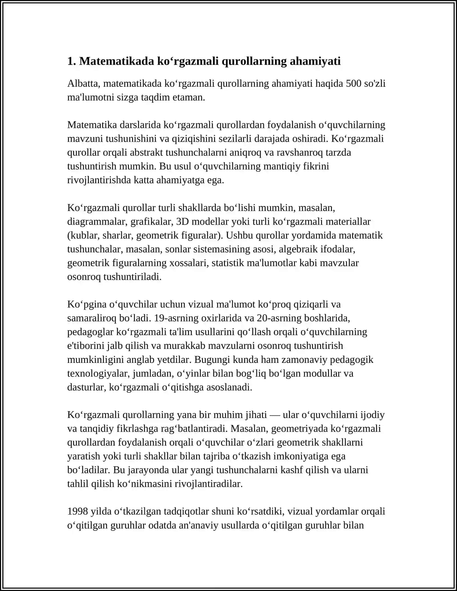 TEXNOLOGIYA DARSLARIDA KO‘RGAZMALI QUROLLARDAN FOYDALANISH 3