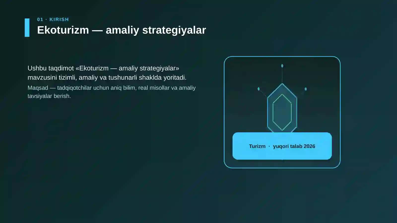 Ekoturizm — amaliy strategiyalar 3