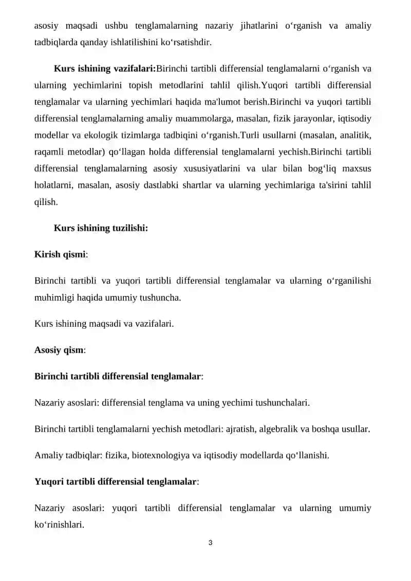 Differensial tenglamalar 3