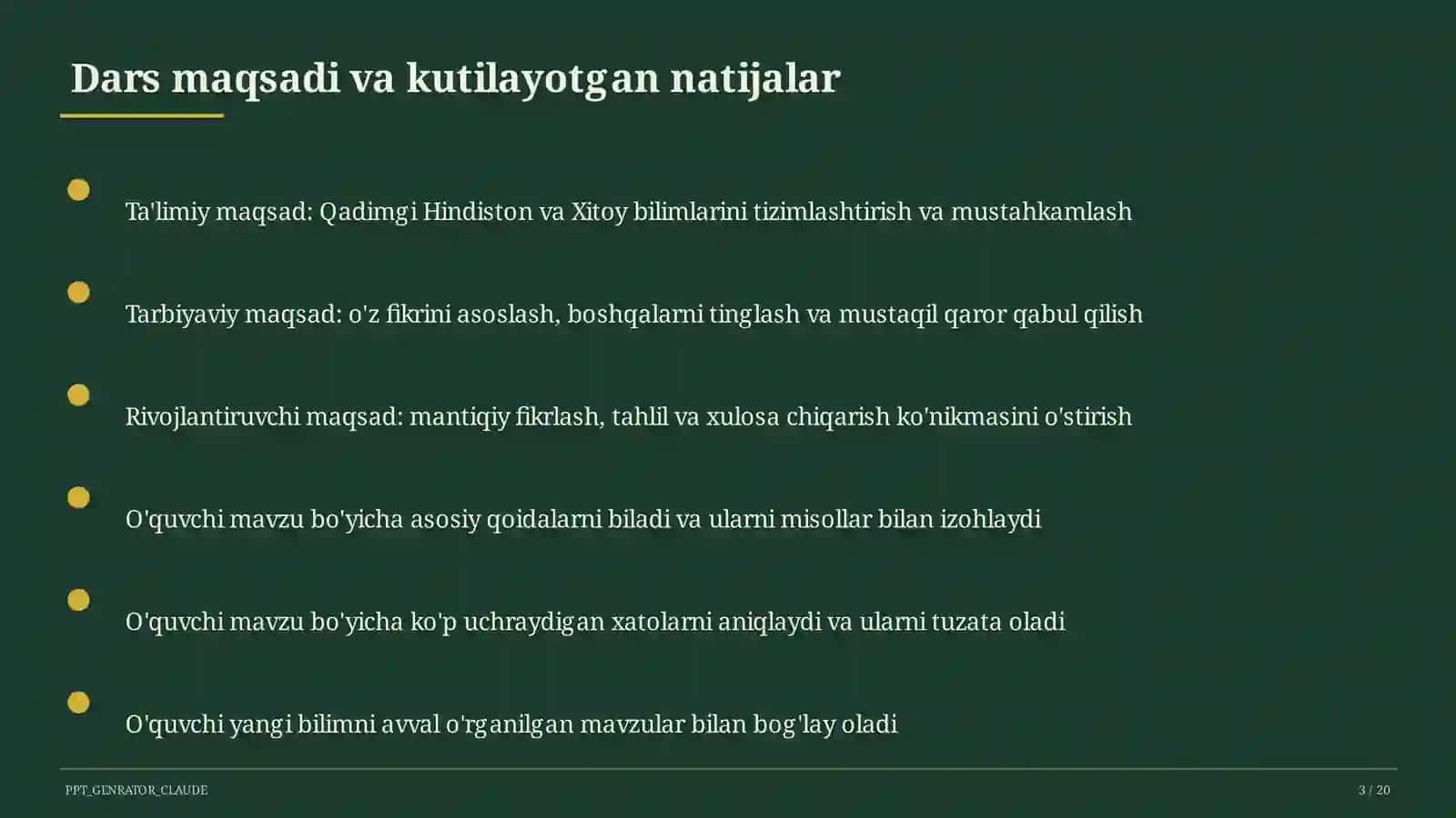 Qadimgi Hindiston va Xitoy (6-sinf) 3