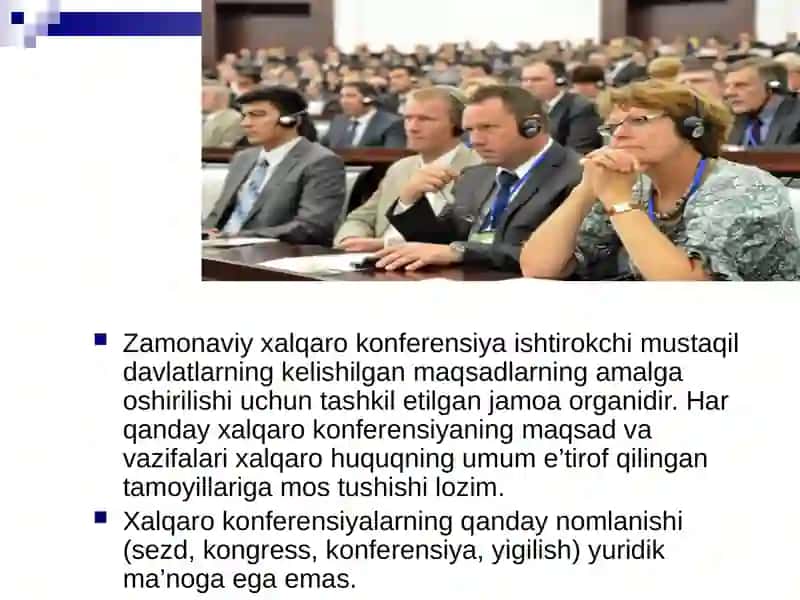 XALQARO KONFERENSIYALARDA TARTIBOT QOIDALARI 3
