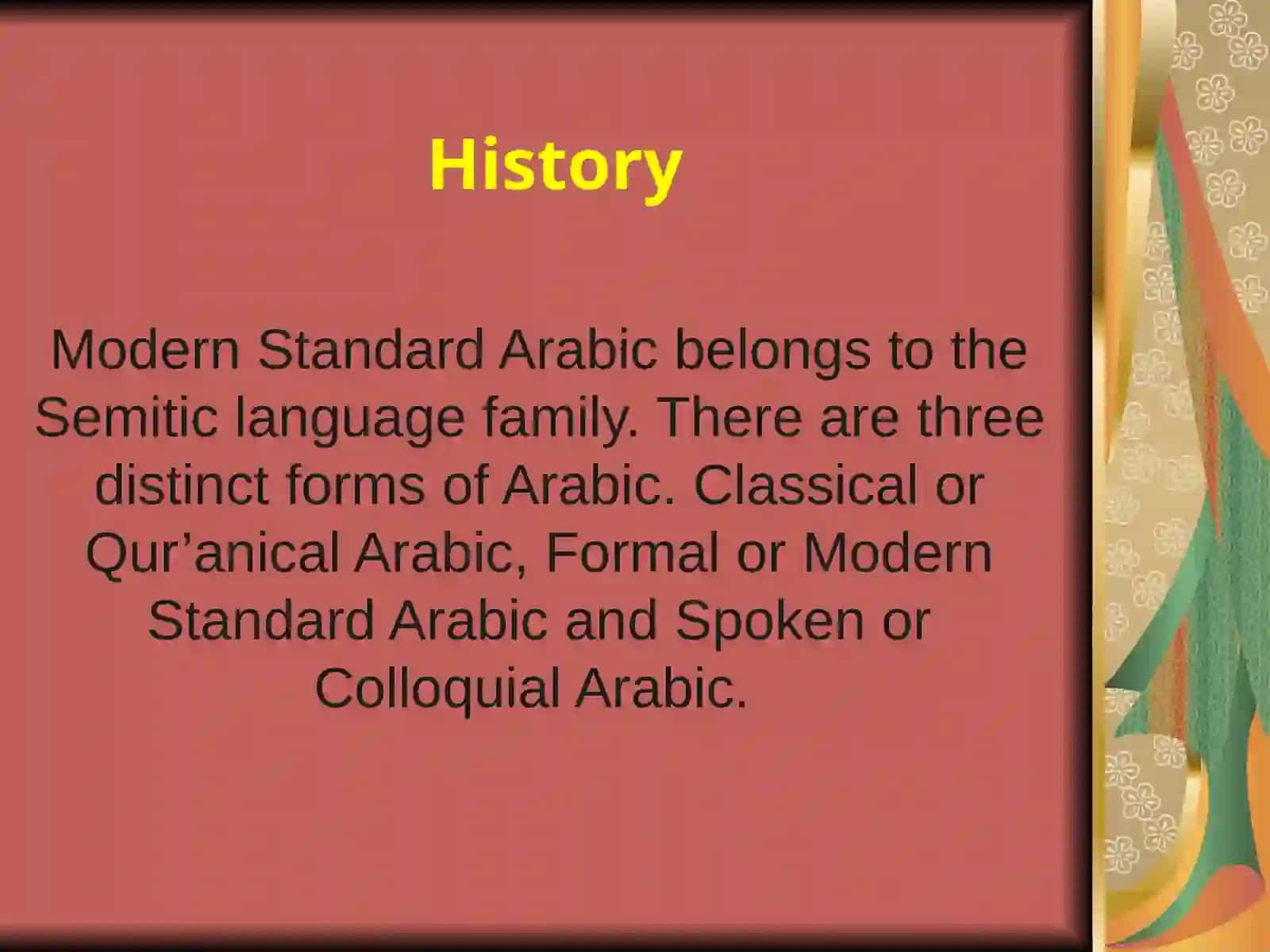 ARABIC 3