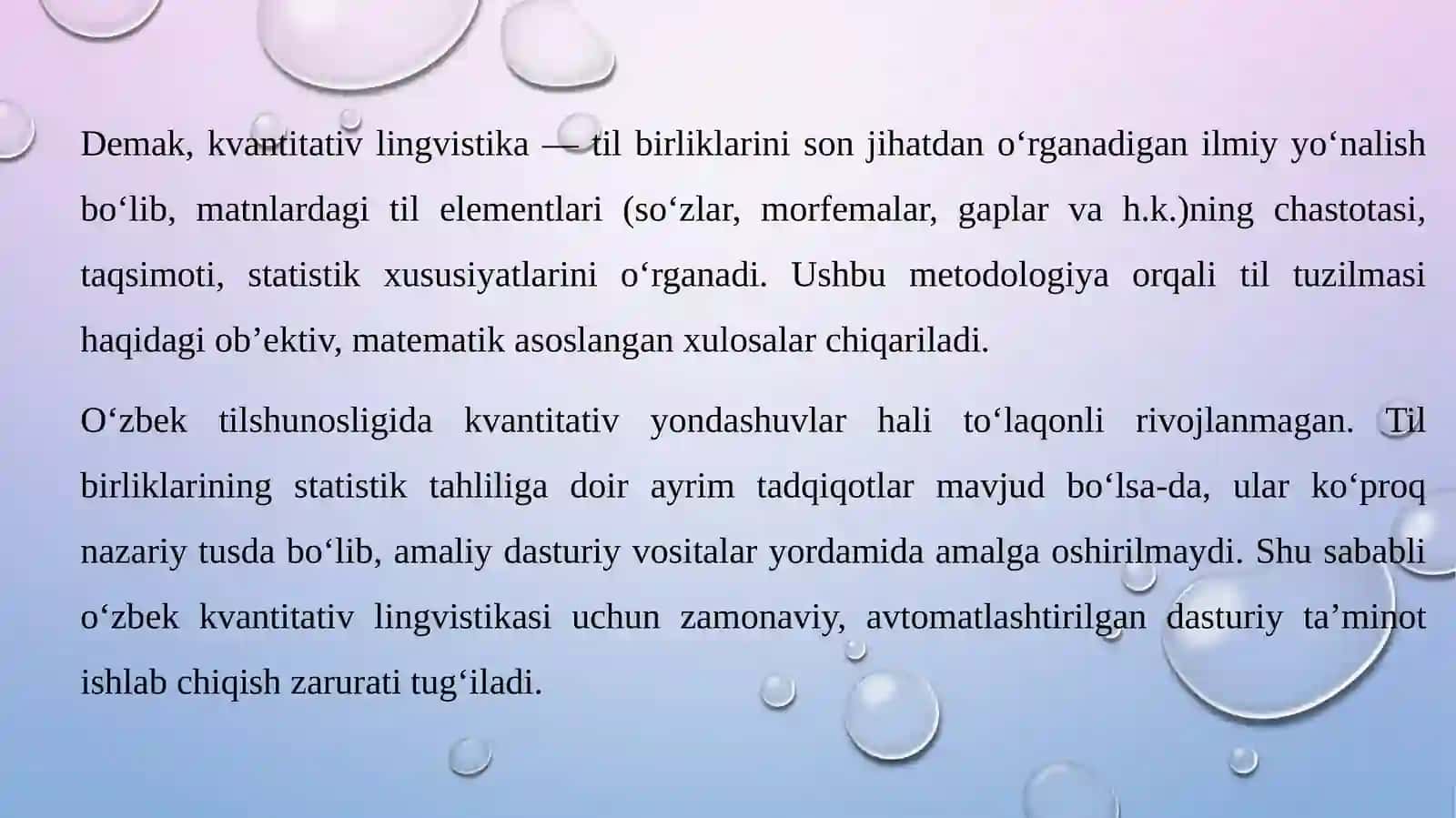 KVANTATIV LINGVISTIKANING AMALIY ASPEKTLARI 3