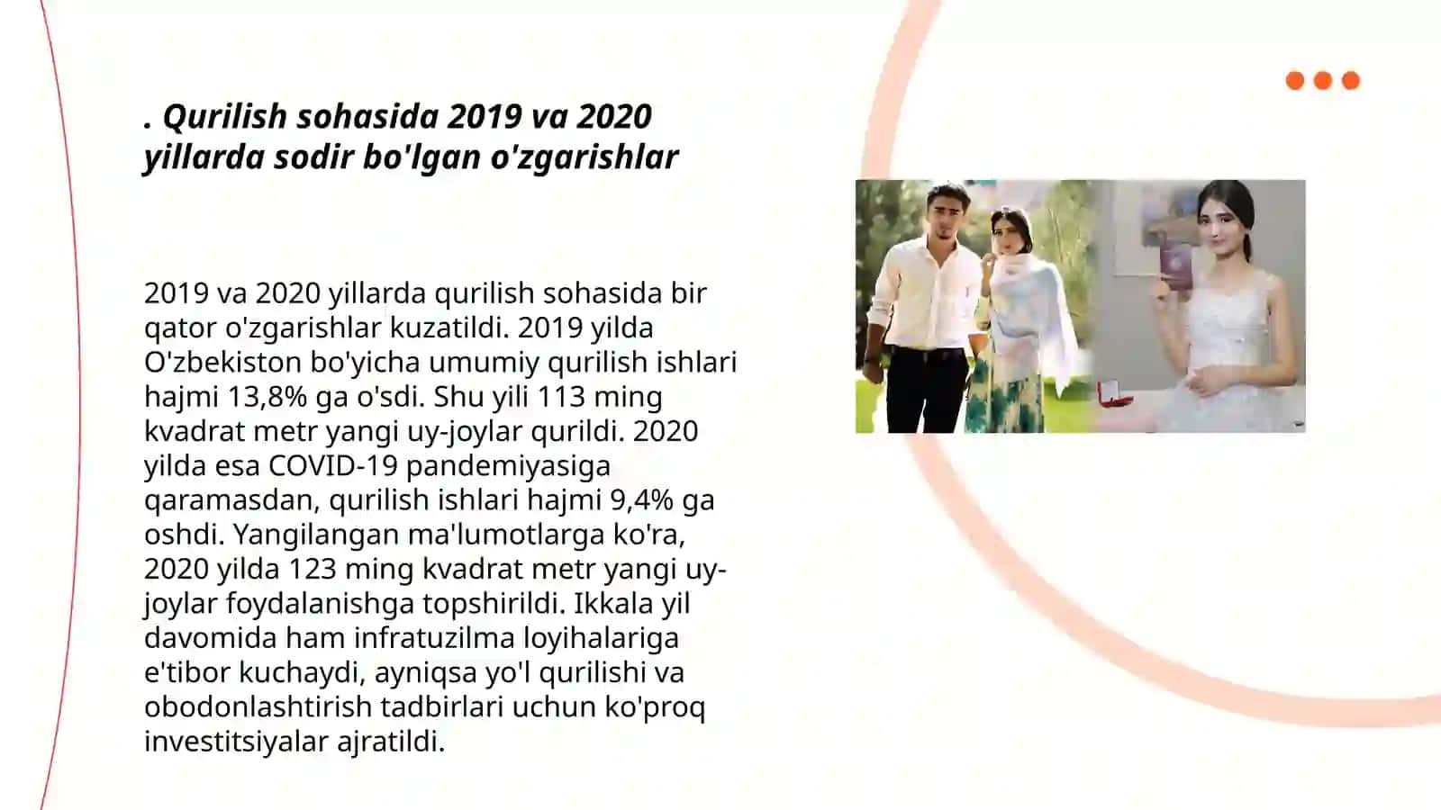 Qurilish sohasida 2019 va 2020 yillarda sodir bo'lgan o'zgarishlar 3
