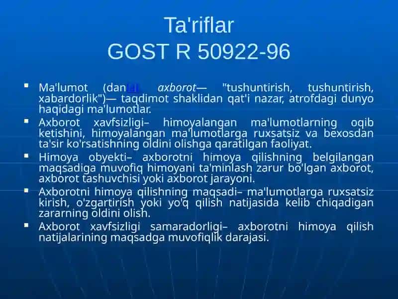 Korxona faoliyatida axborot xavfsizligi 3