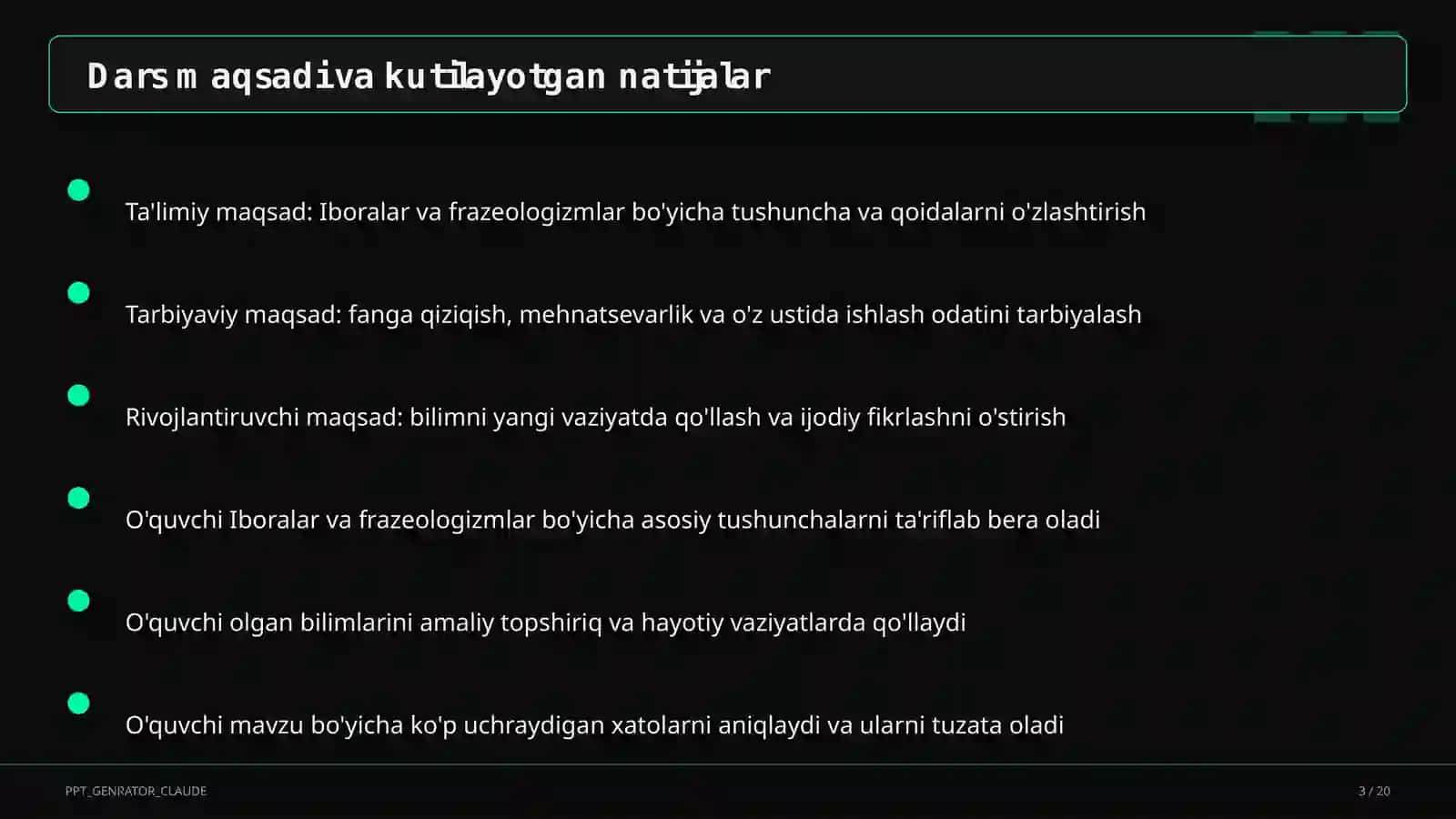 Iboralar va frazeologizmlar (5-sinf) 3