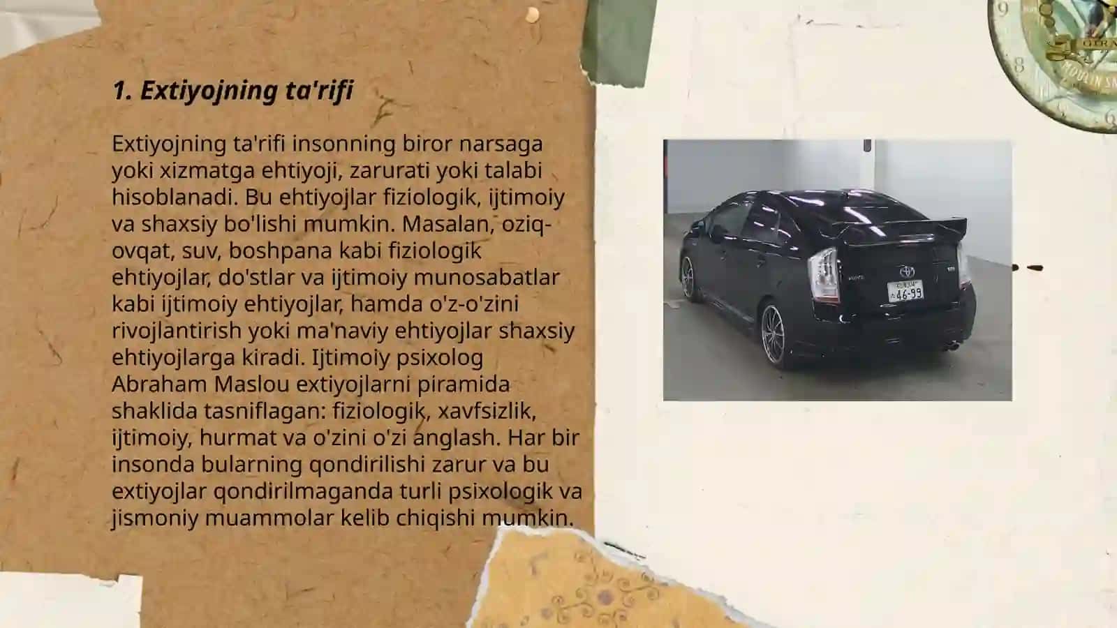 Extiyoj va uning turlari 3
