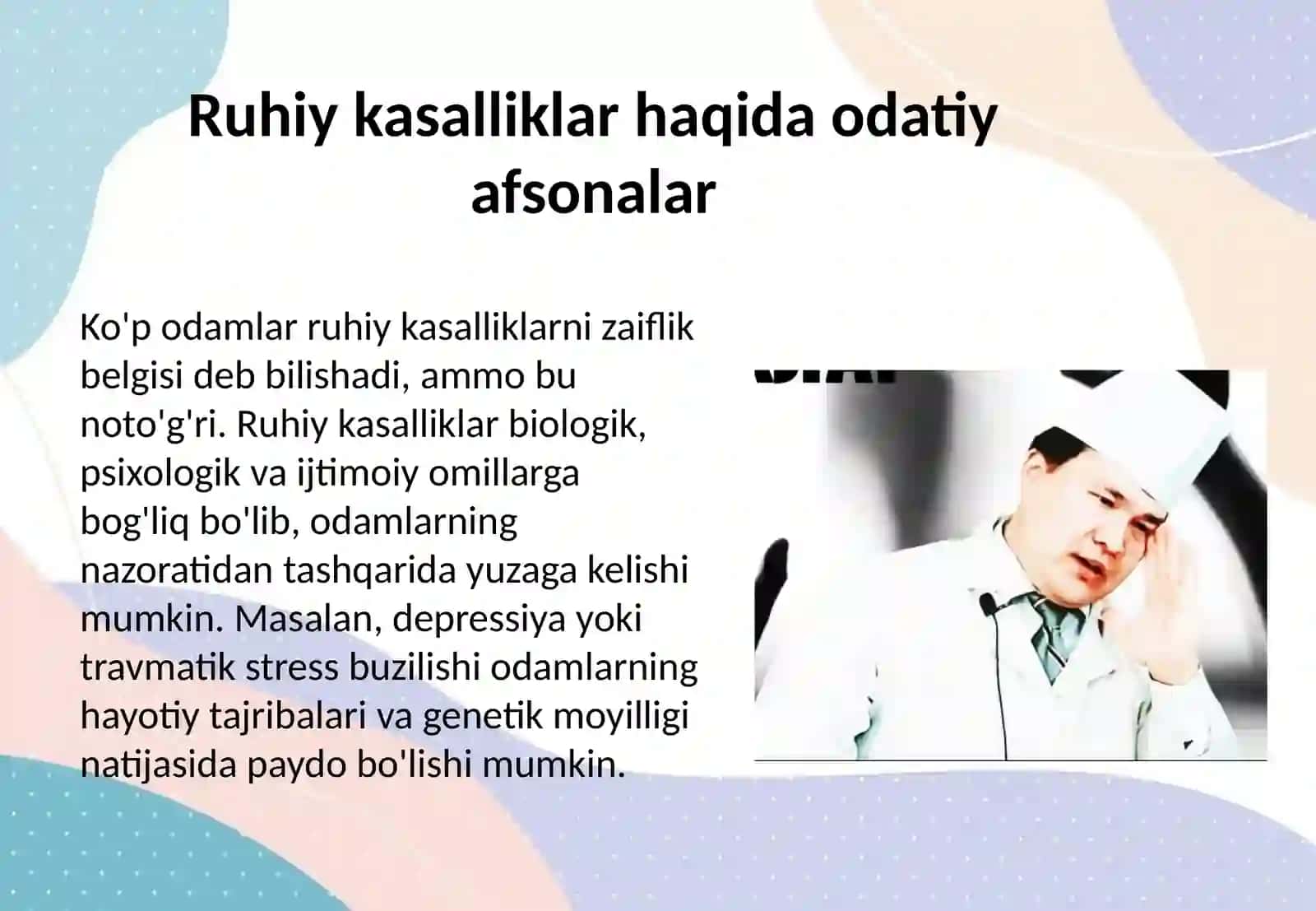 Ruhiykasallikning afsonalari va haqiqati 3