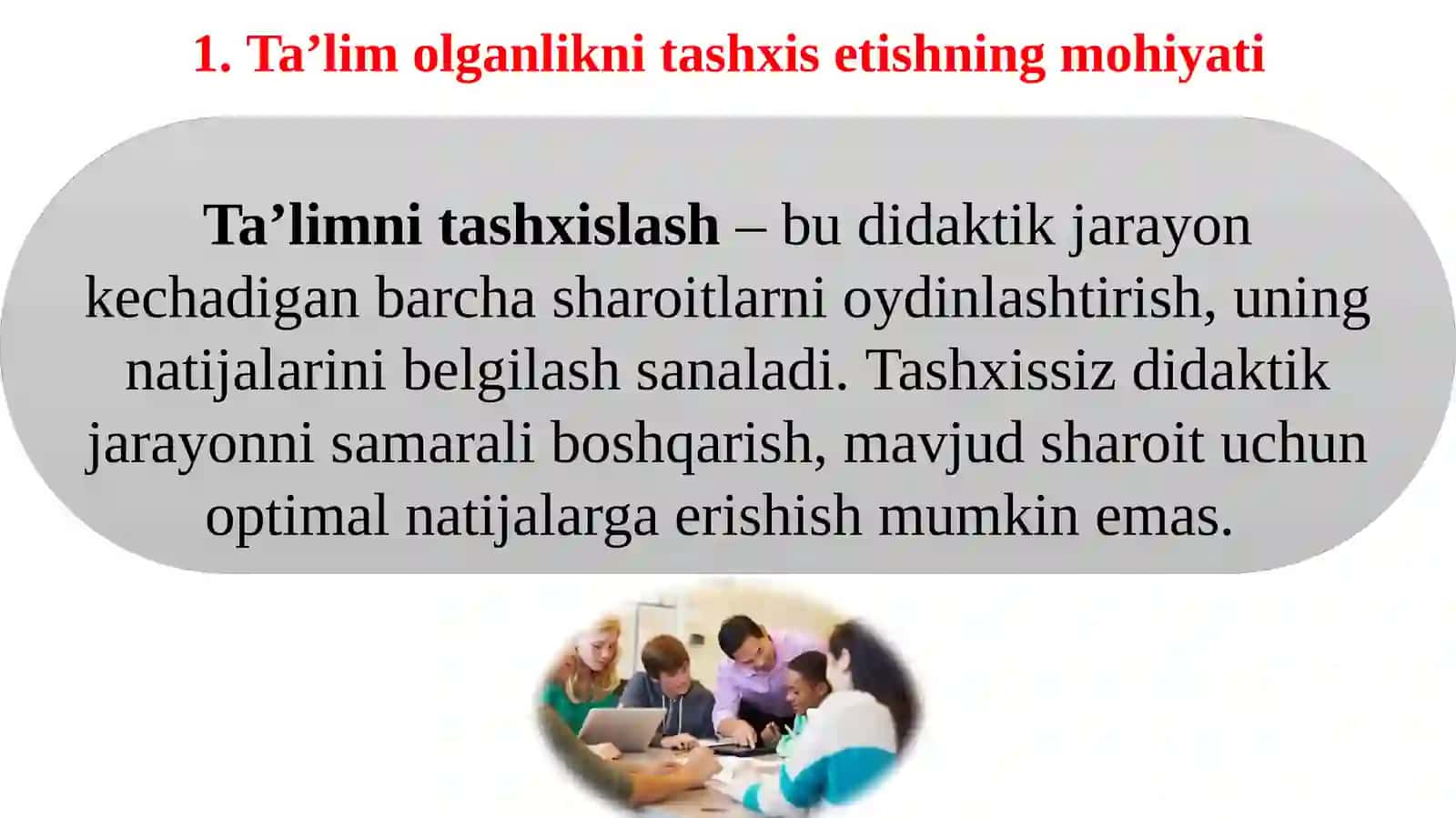 O’QUVCHILARNING BILIM, KO’NIKMA, MALAKA VA KOMPETENSIYALARINI TASHXISLASH 3
