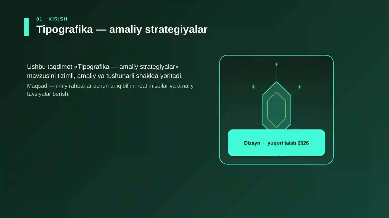 Tipografika — amaliy strategiyalar 3
