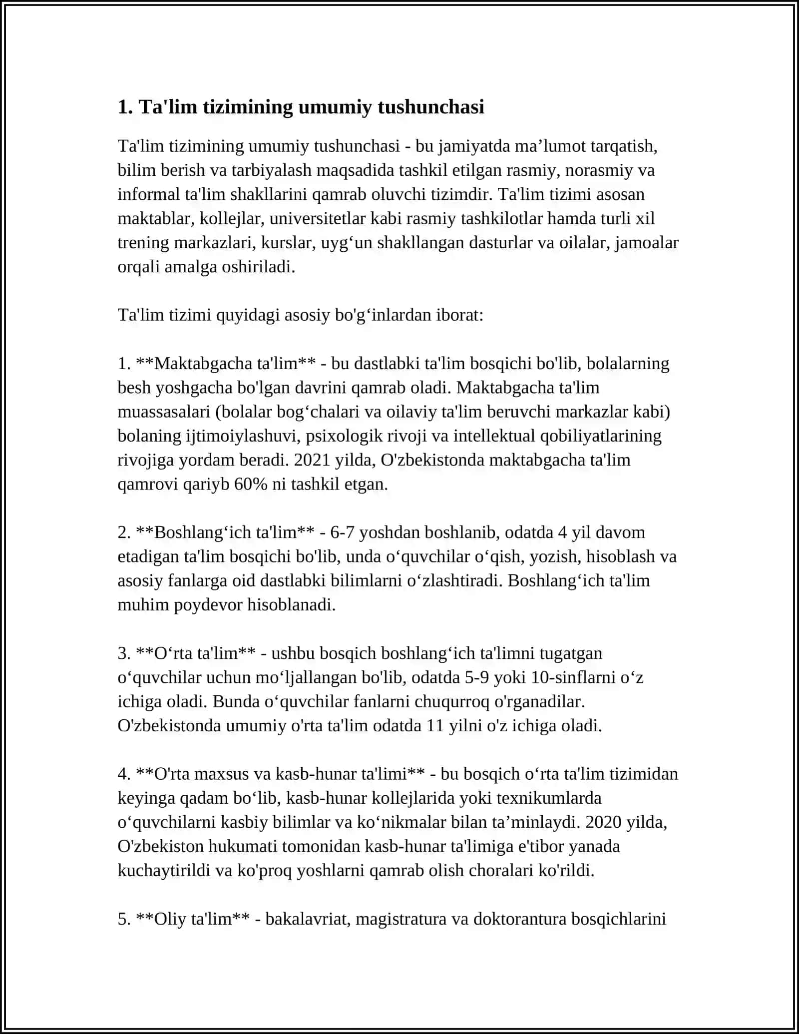 SCHYOTLAR TIZIMI TO‘G‘RISIDA TUSHUNCHA VA ULARNI TURKUMLASH 3