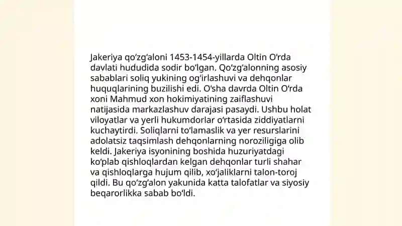 Jakeriya qo‘zg‘aloni 3