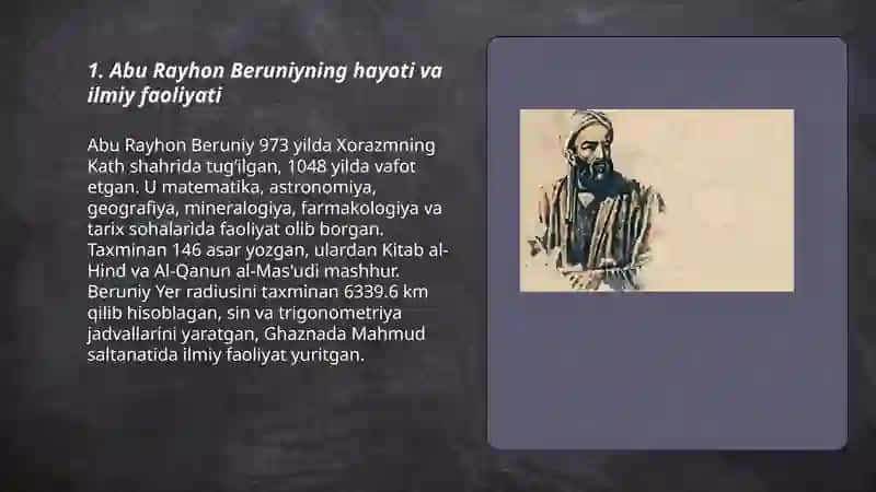 Abu Rayhon Beruniy 3