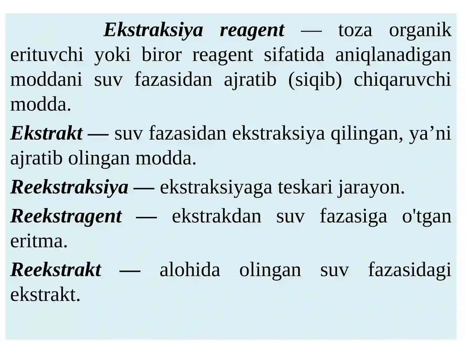 Ekstraksiya Analiz Usuli 3