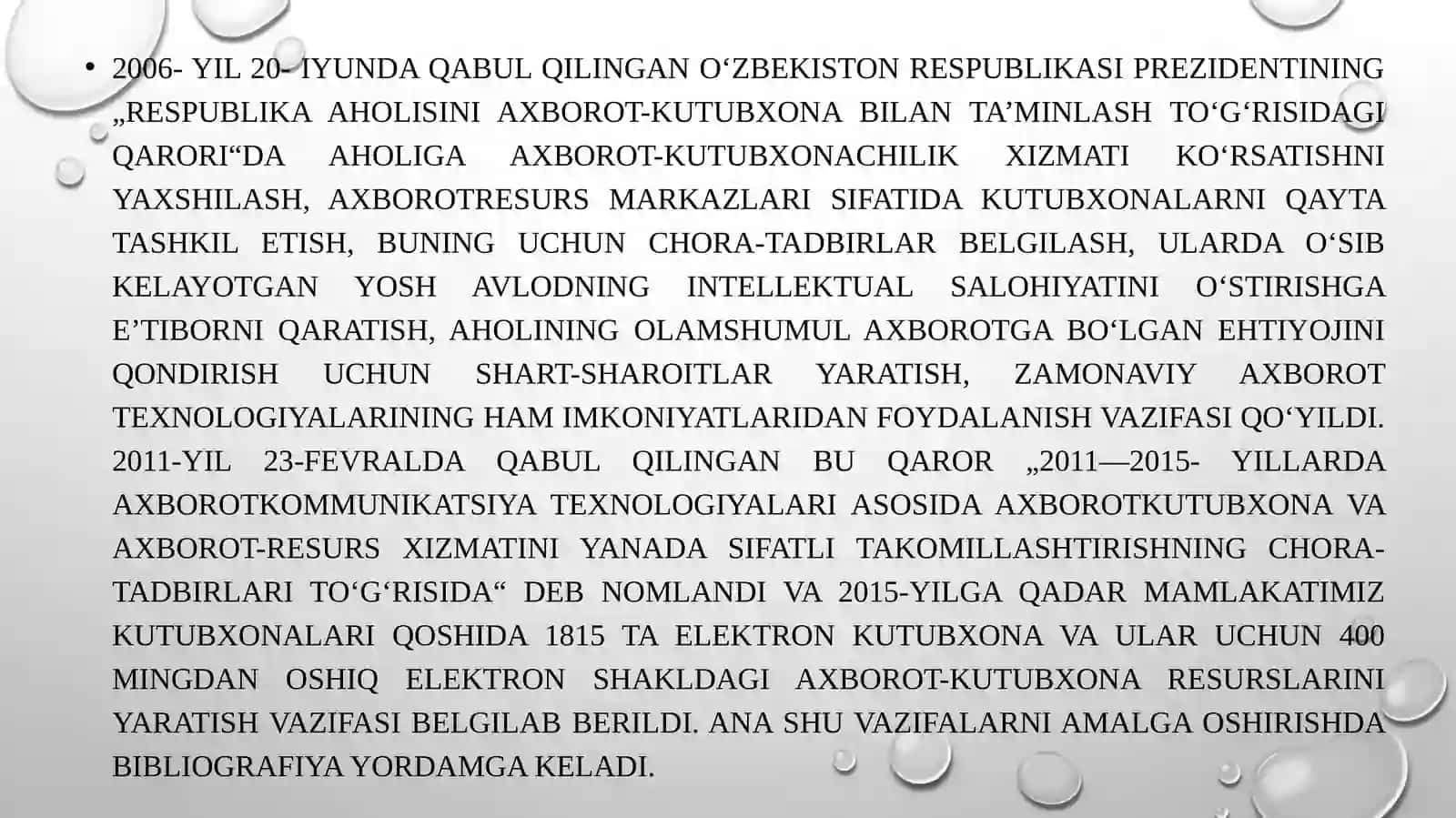 O’zbekistontarixiningturlidavrlarigaoidelektronkitoblarbibliografiyasinishakllantirish 3