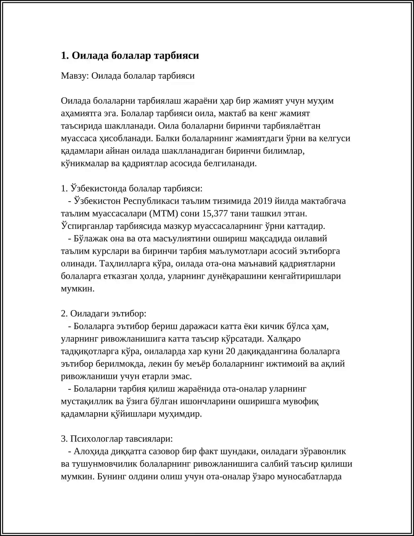 Oilada bolalar tаrbiyasi 3