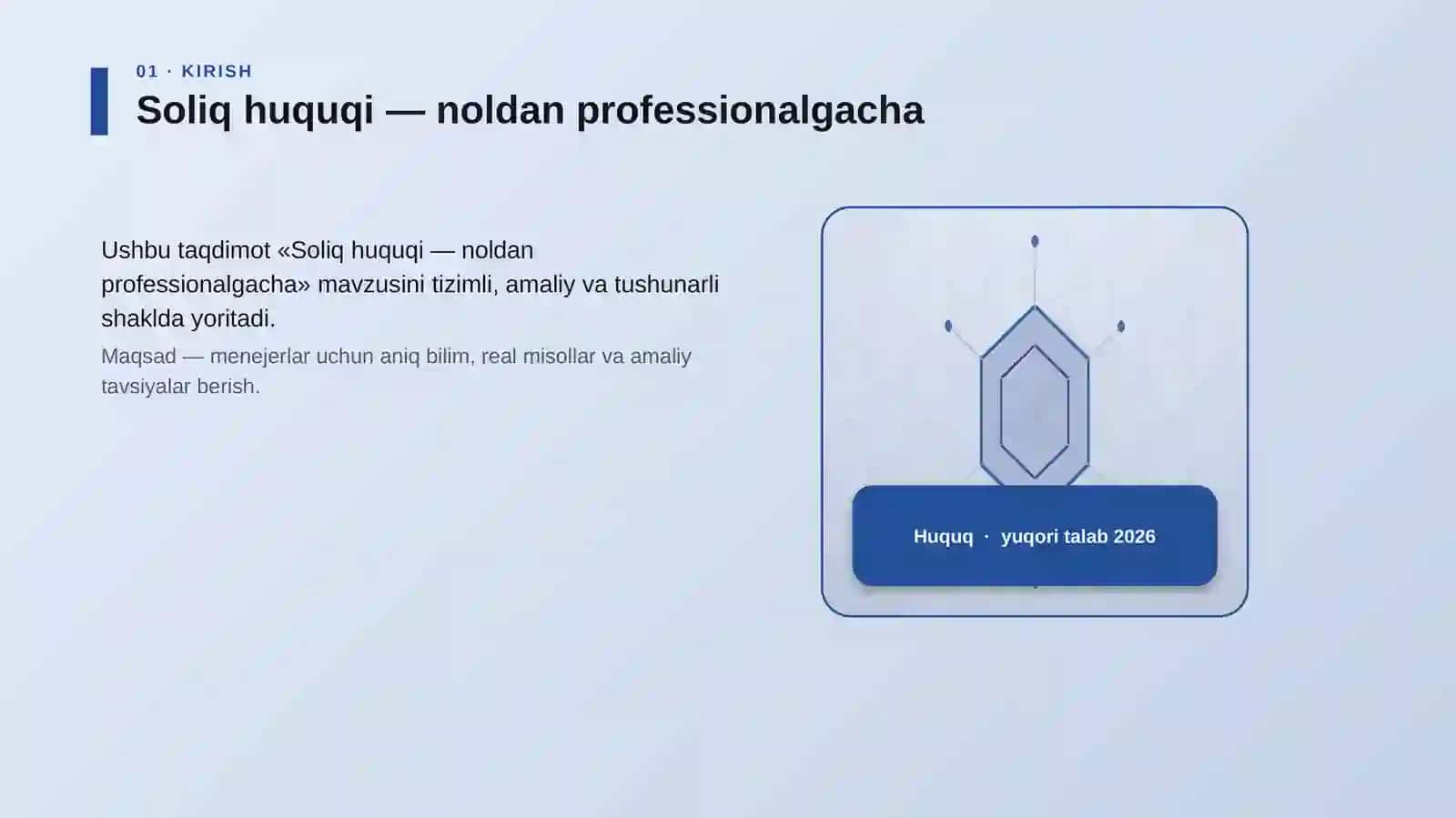 Soliq huquqi — noldan professionalgacha 3