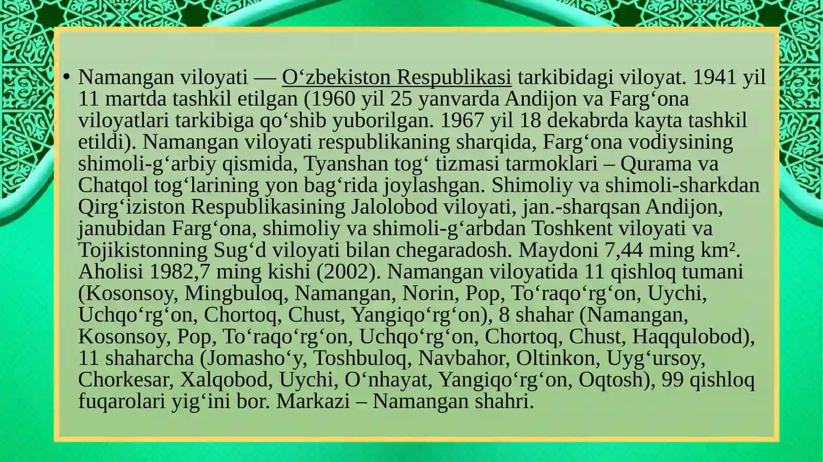 Namangan viloyati 3