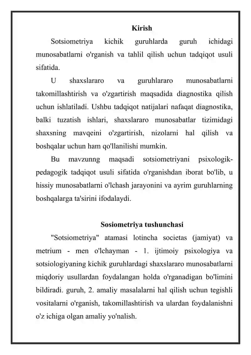 Sotsiometriya metodi tahlili 3