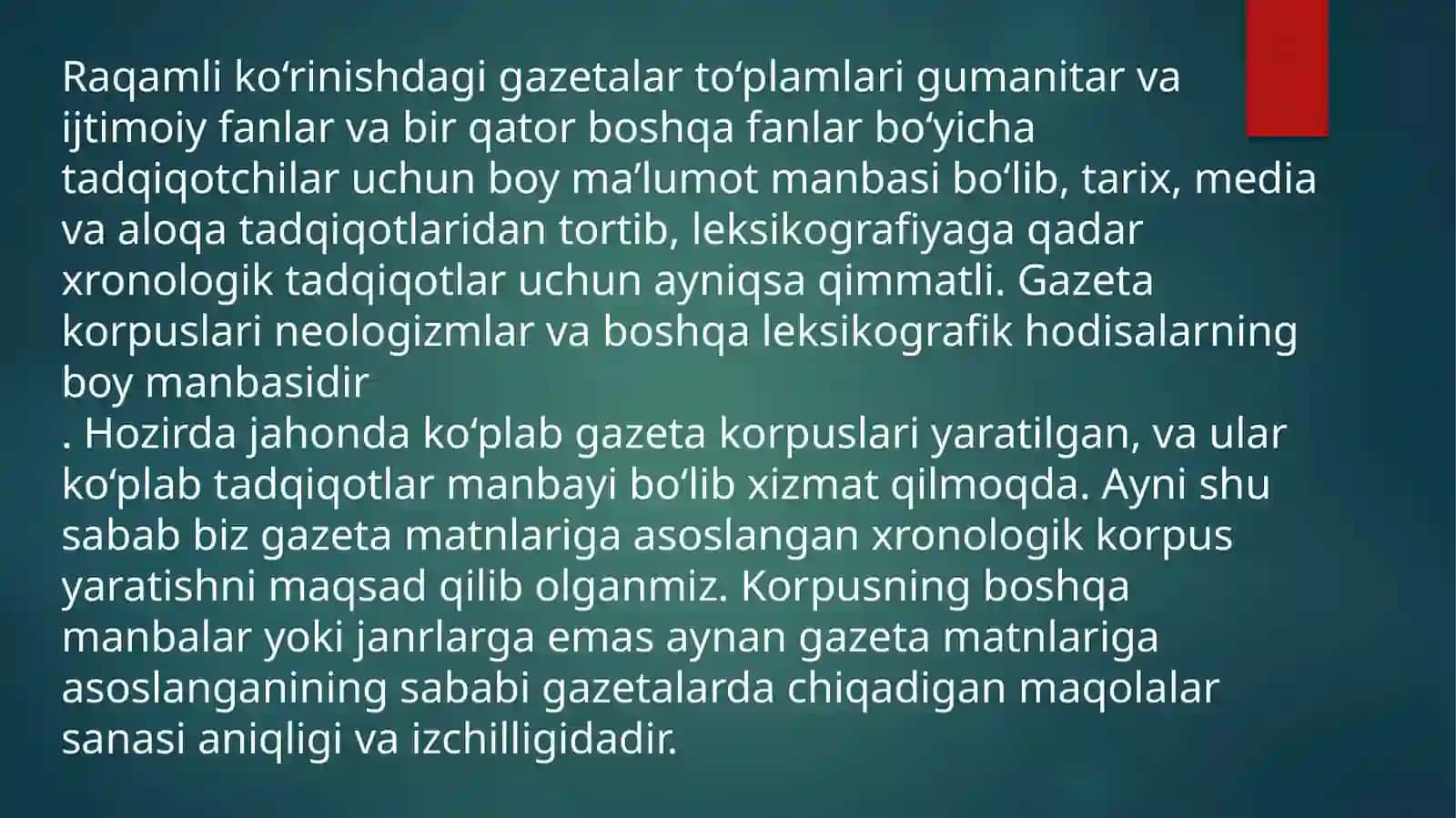 Gazeta matnlarining elektron korpusini yaratish (2) 3