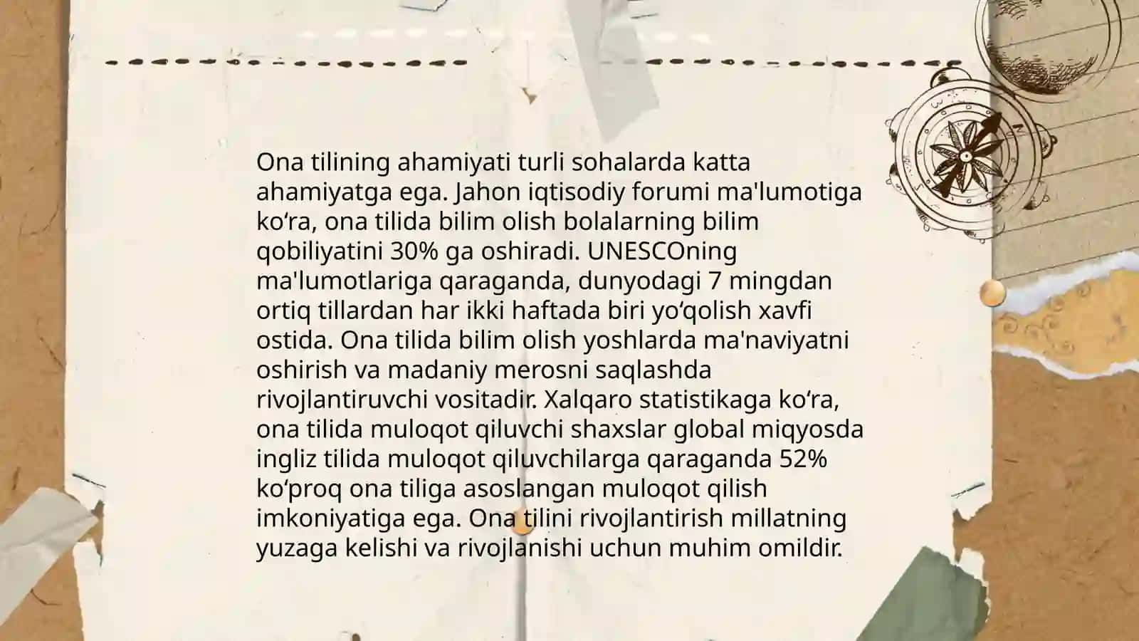 Ona tilidan darslik va oquv qòllanmalarining boblari va mavzularini òrganish 3