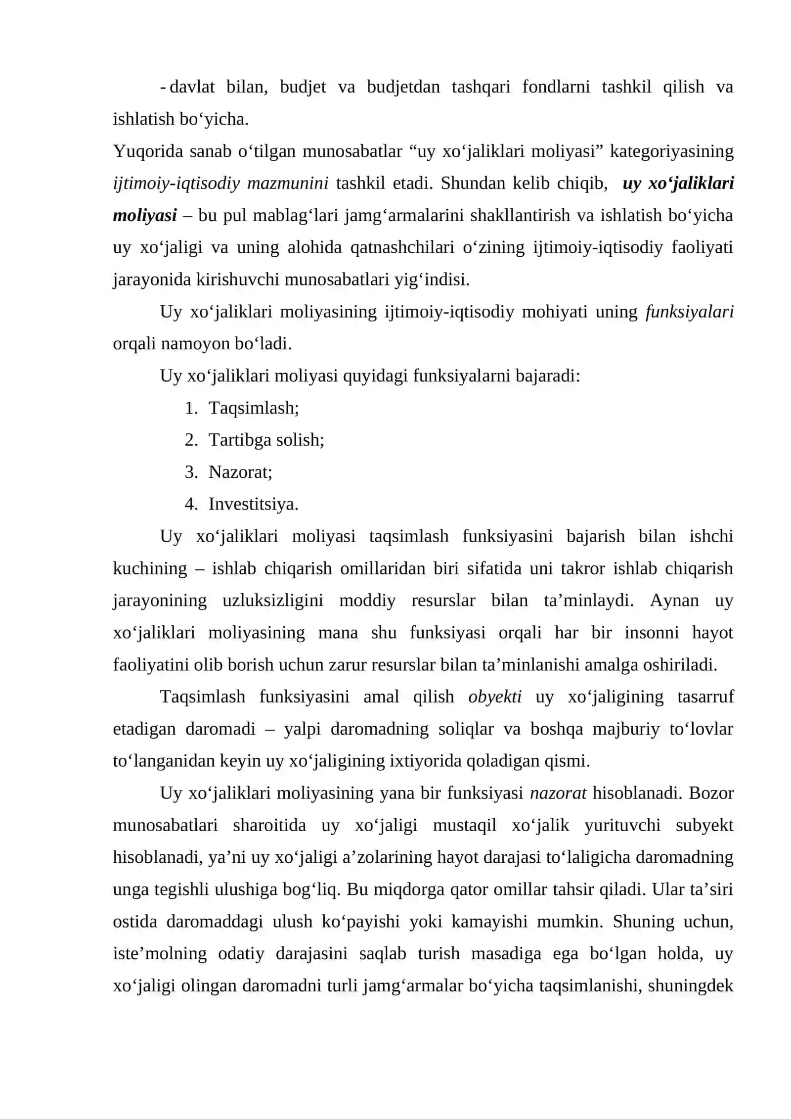 Uy xo‘jaliklari moliyasi va budjeti 3