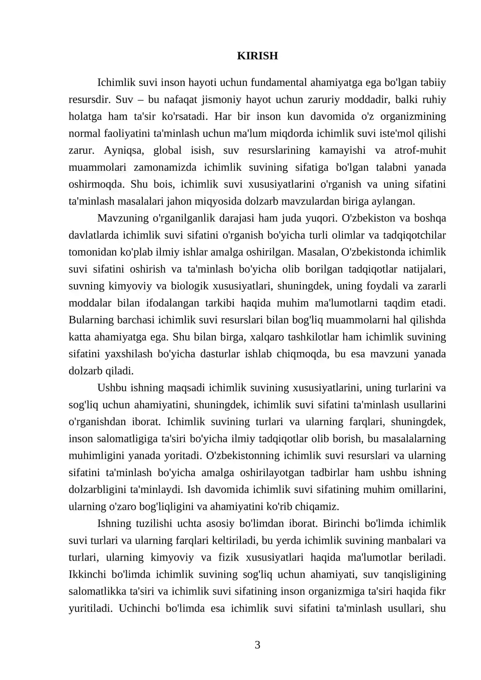 Ichimlik suvi xususiyatlari 3