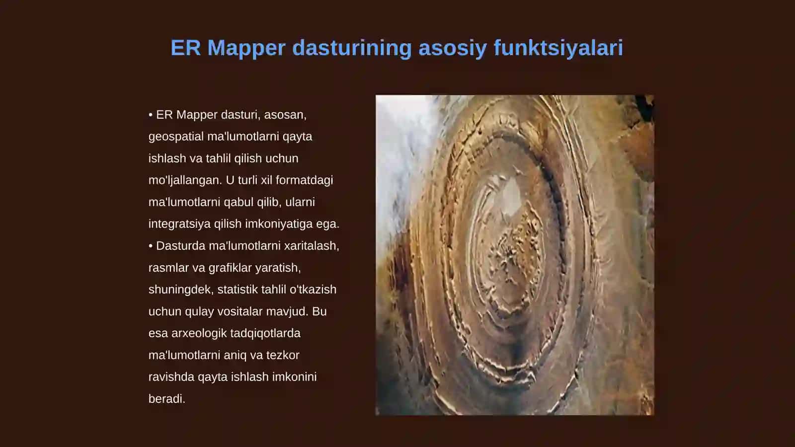 ER Mapper dasturi 3