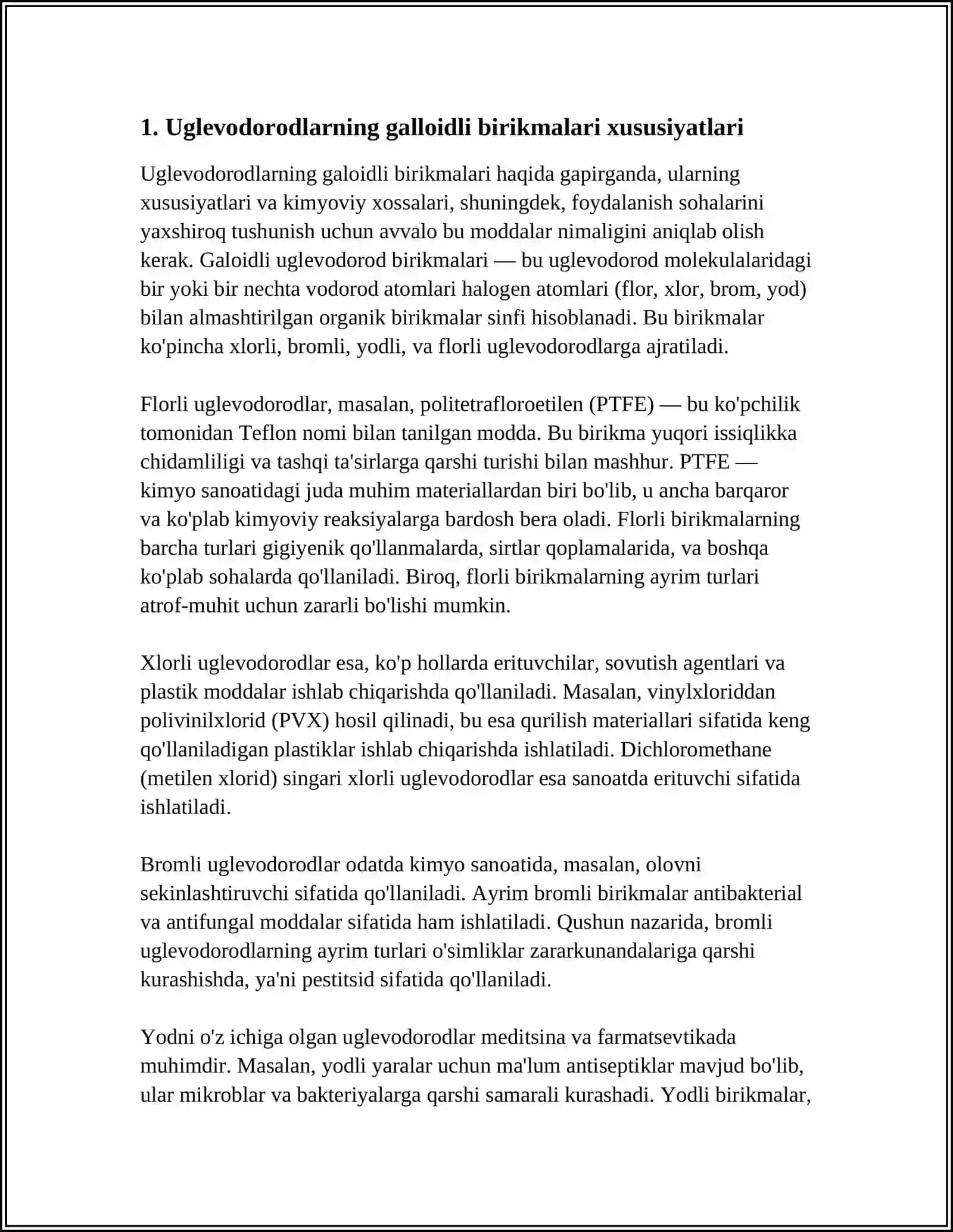 UGLEVODORODLARNING GALLOIDLI BIRIKMALARI 3