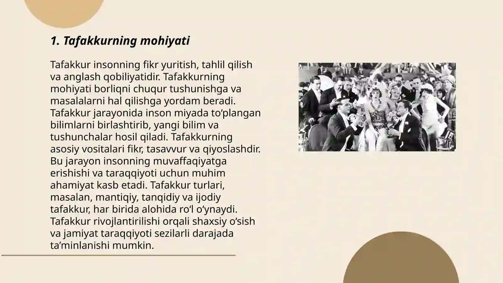 Tafakkur shakllari: tushuncha, hukm va xulosa 3