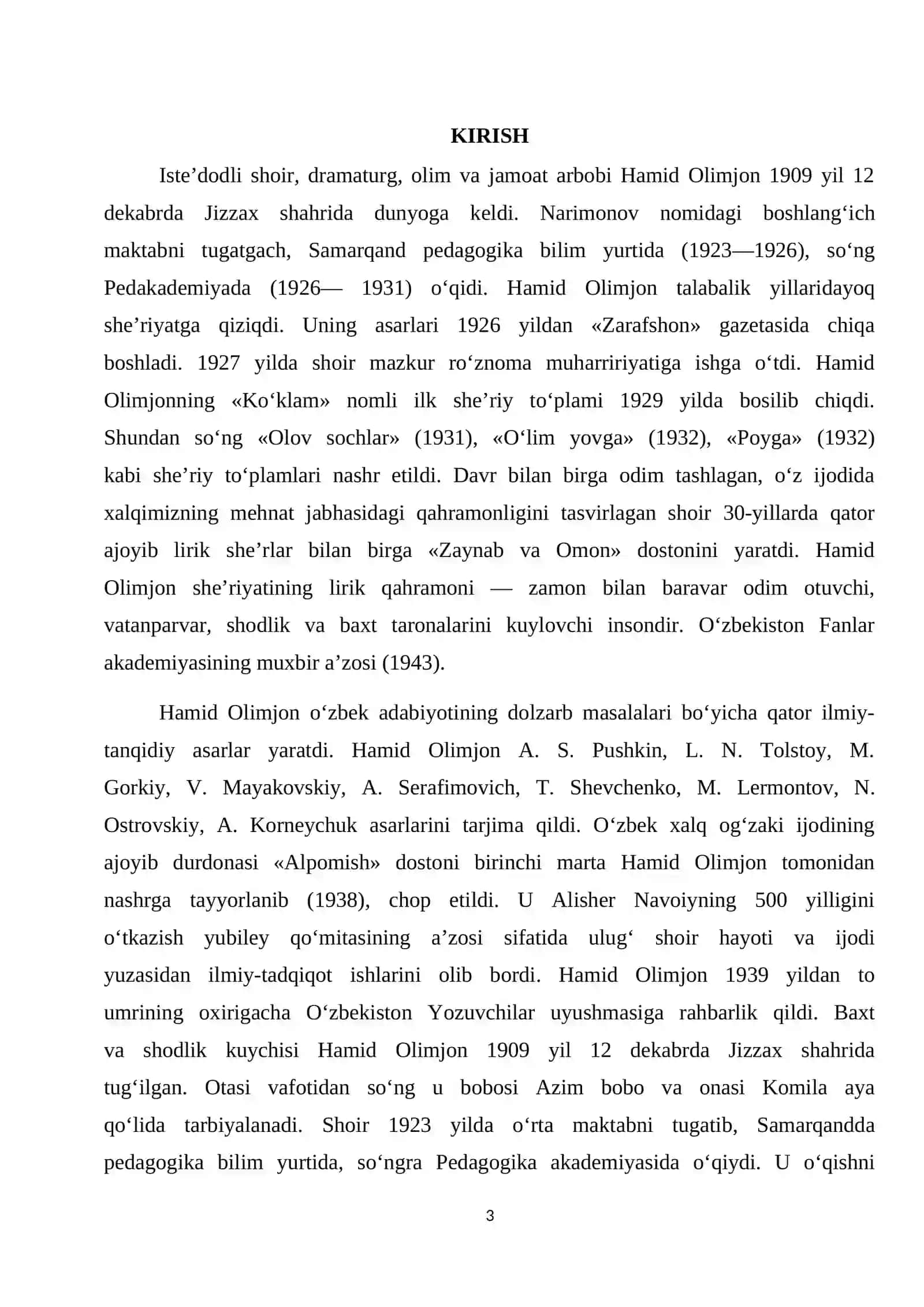 Hamid Olimjon lirikasi 3