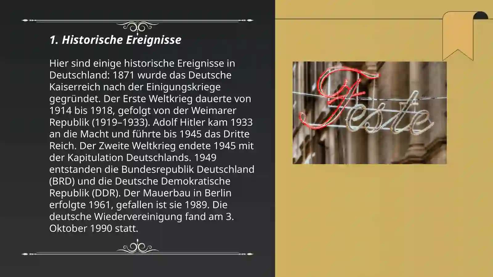 Historische Ereignisse 3