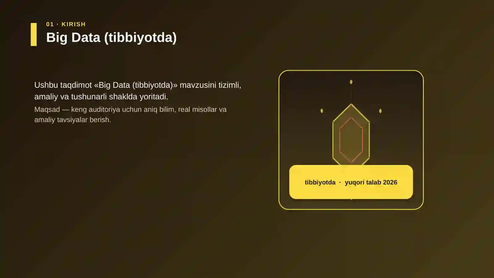 Big Data (tibbiyotda) 3