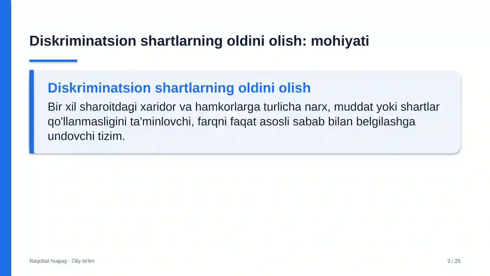 yangiliklar saytlarida diskriminatsion shartlarni qo'llashning oldini olish 4397 3