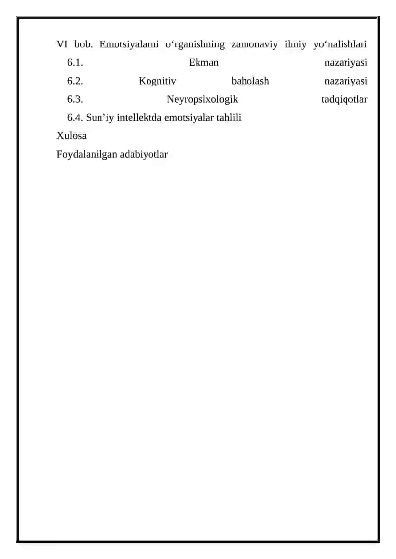 EMOTSIYANING RO’LI VA FUNKSIALARI 3